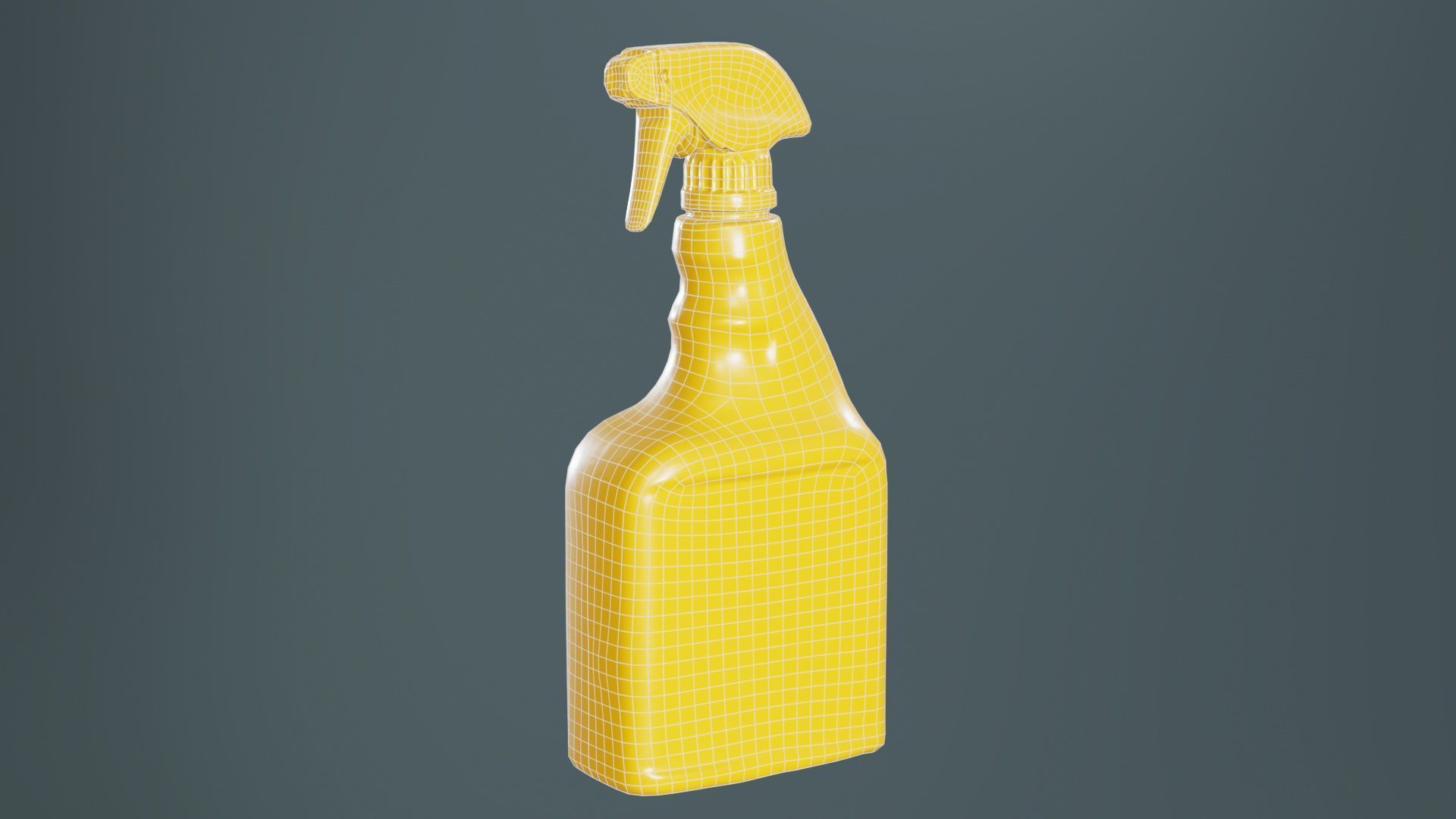 Container 24 Low-poly 3D model_9