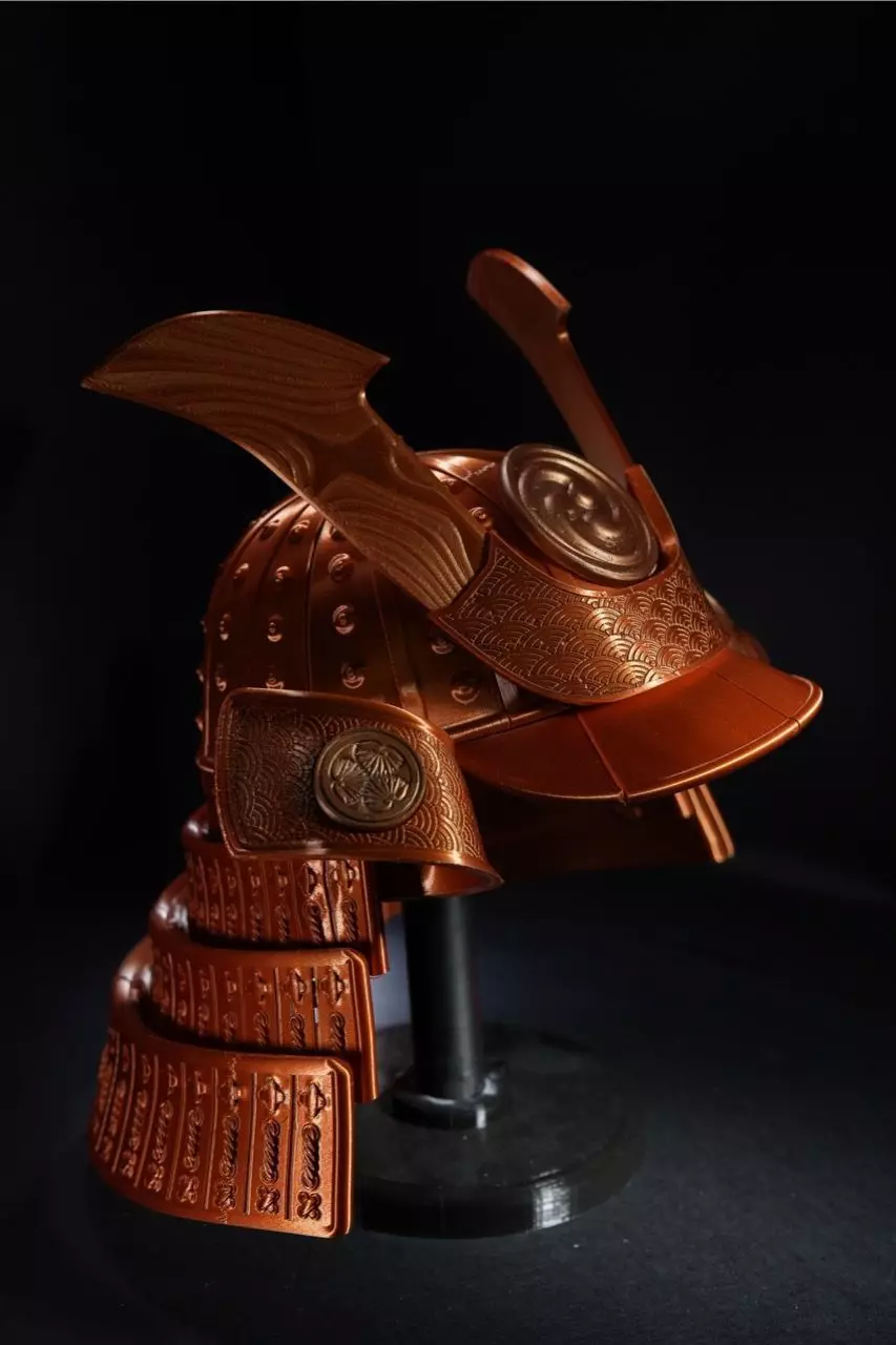 samuray helmet 3D print model