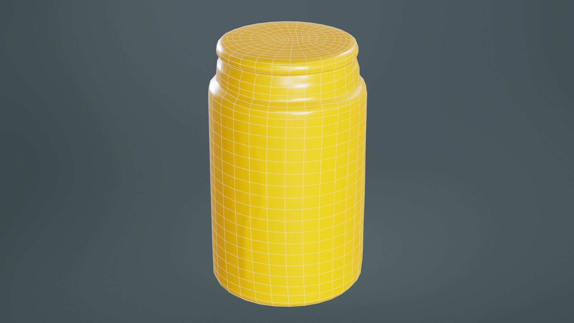 Container 44 Low-poly 3D model_10