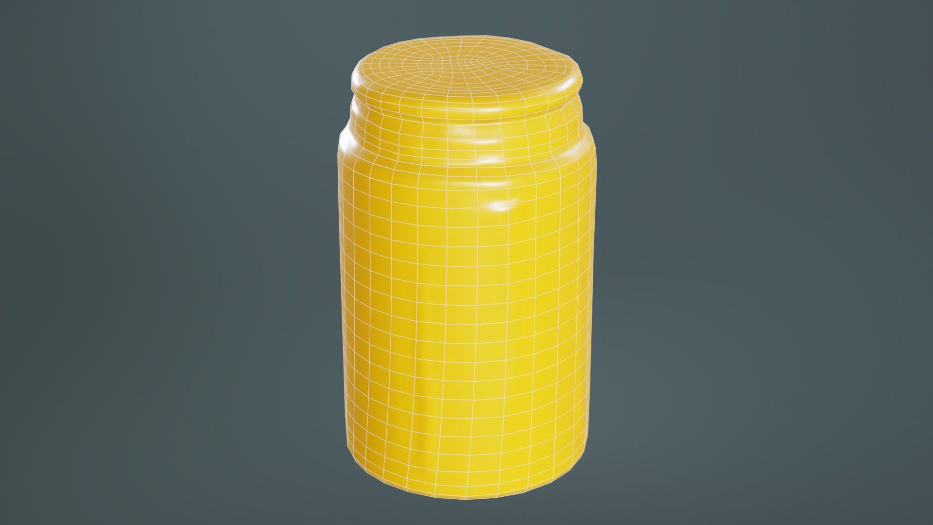 Container 44 Low-poly 3D model_9