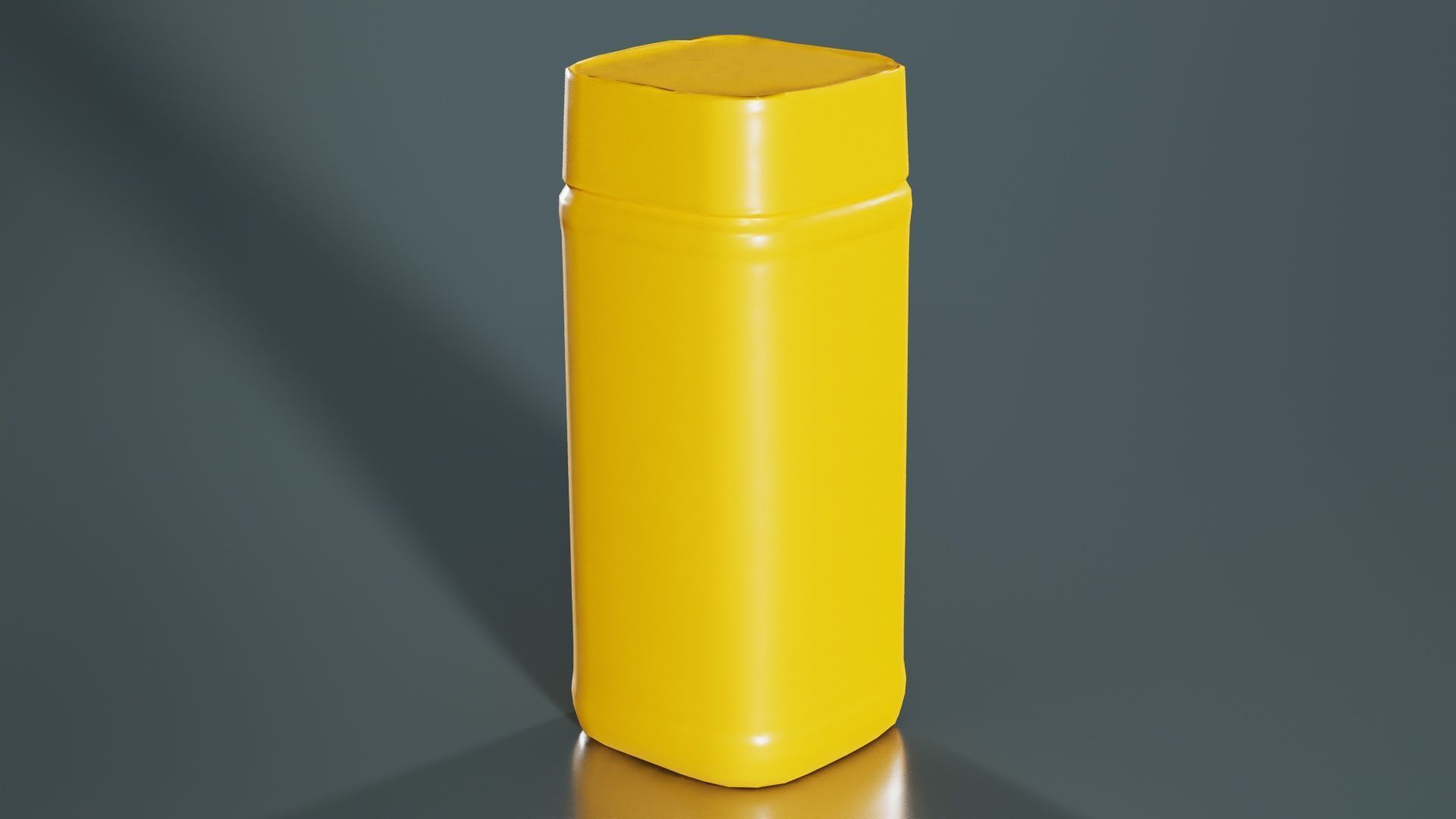 Container 45 Low-poly 3D model_2