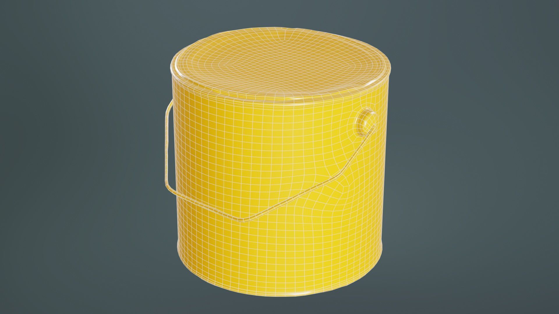 Container 49 Low-poly 3D model_9