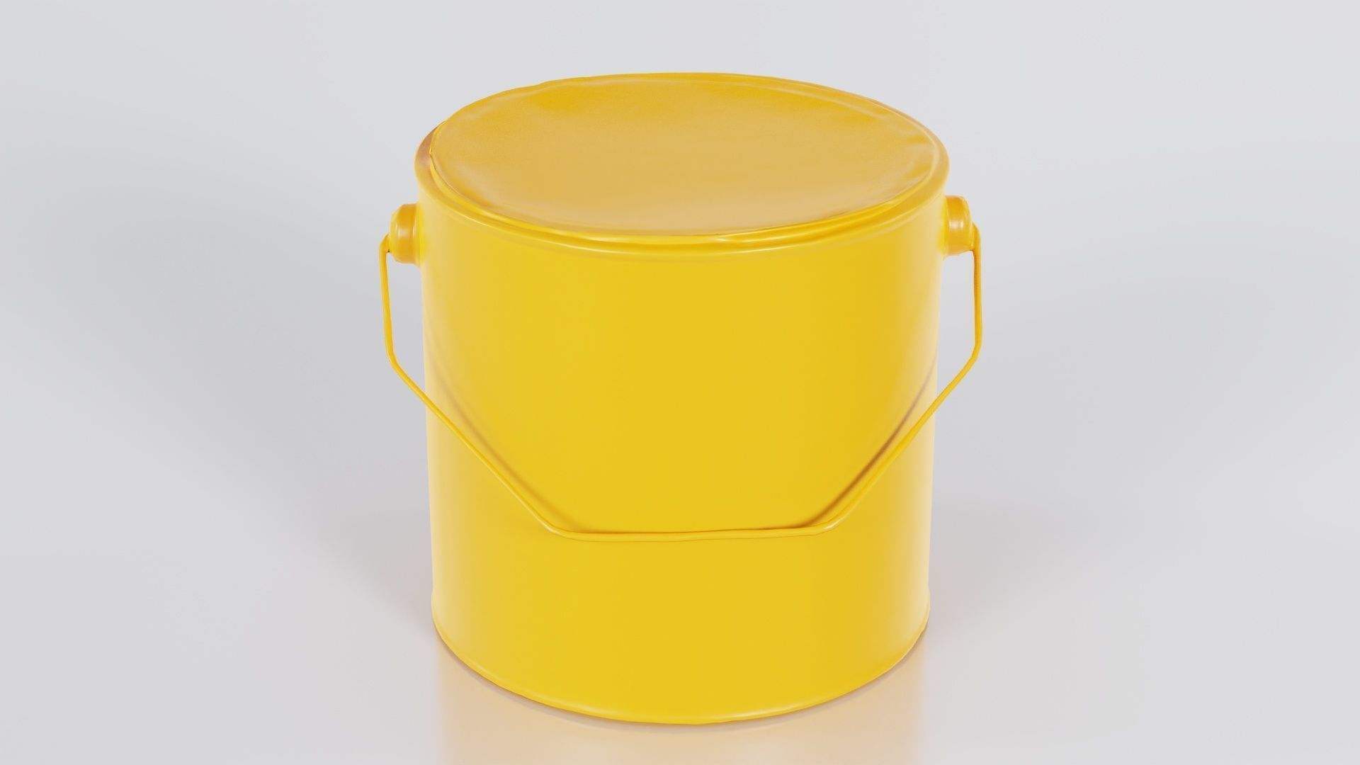 Container 49 Low-poly 3D model_4