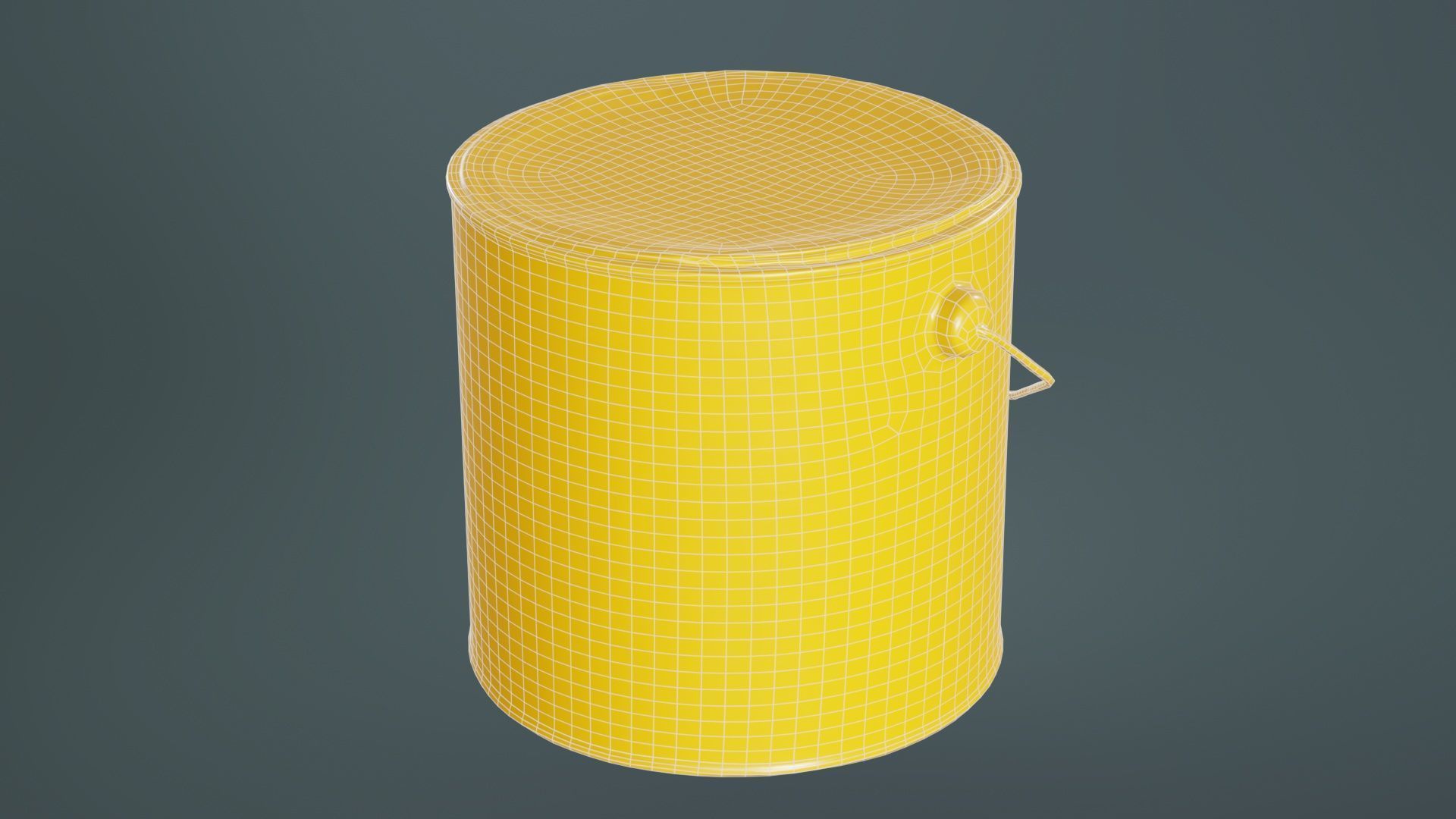 Container 49 Low-poly 3D model_10