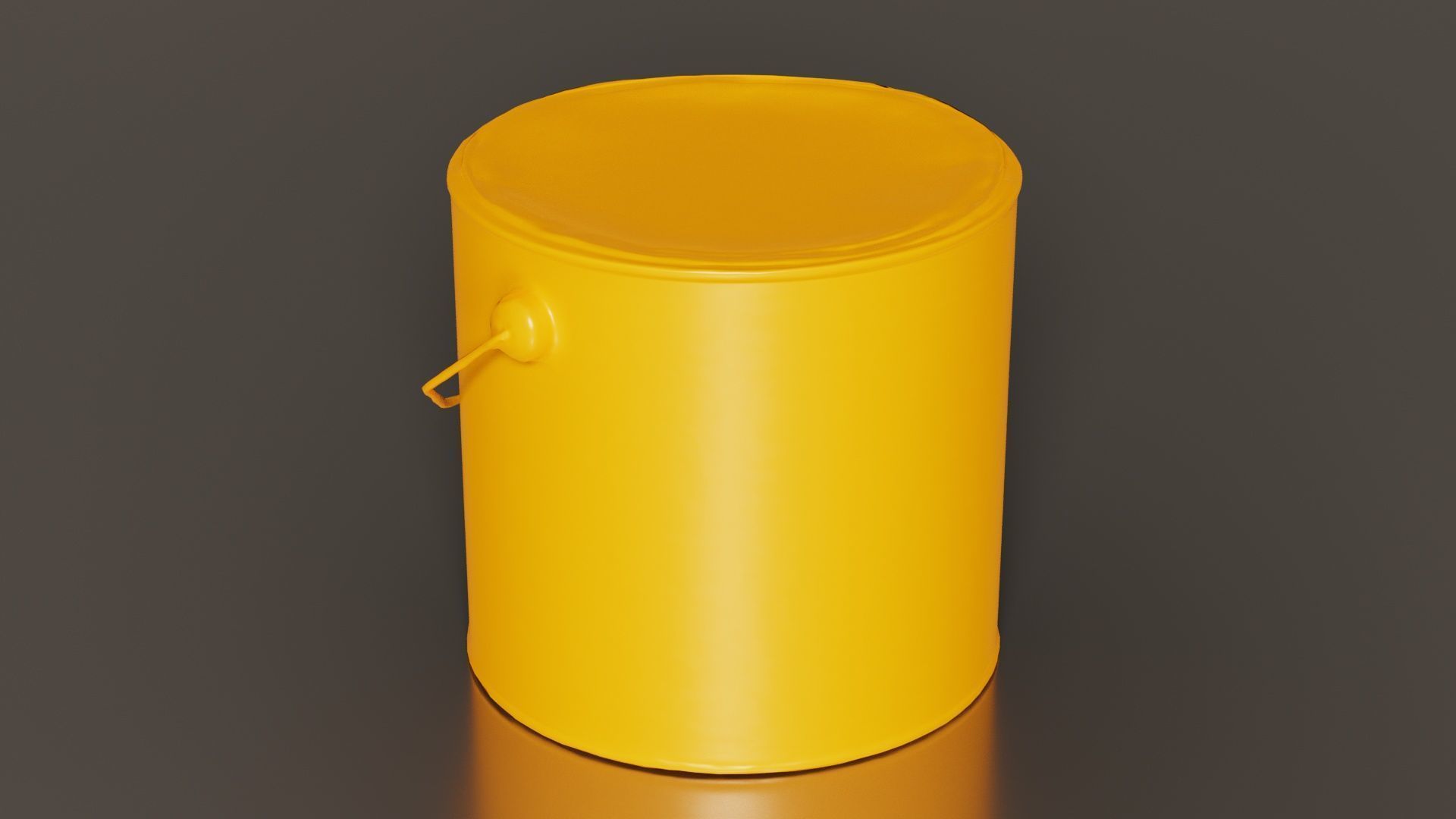 Container 49 Low-poly 3D model_2