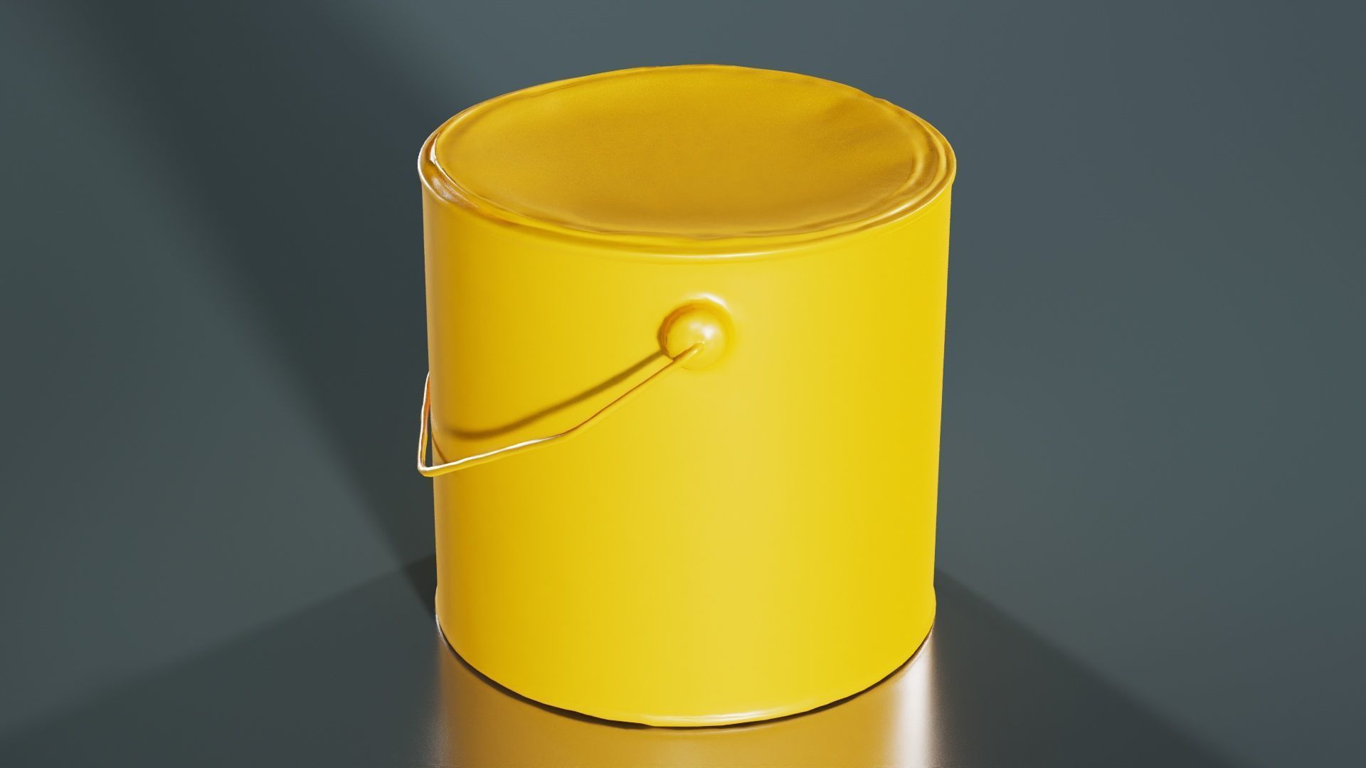 Container 49 Low-poly 3D model_3