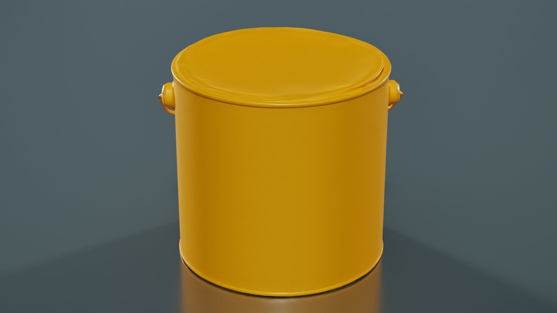 Container 49 Low-poly 3D model_1