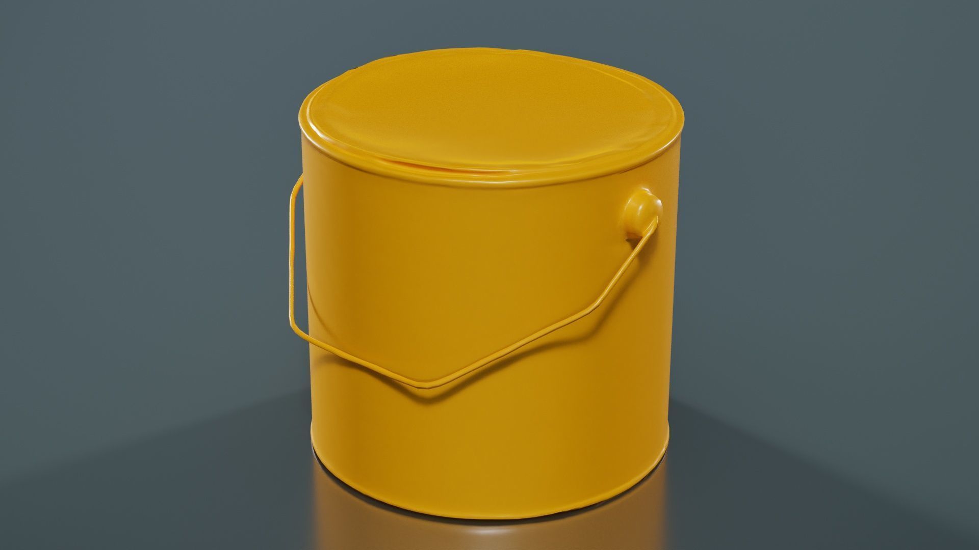 Container 49 Low-poly 3D model_12