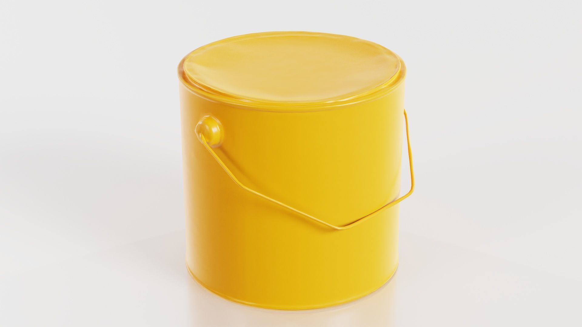 Container 49 Low-poly 3D model_7