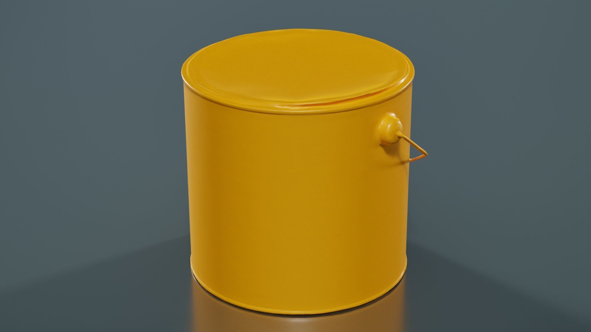 Container 49 Low-poly 3D model_13