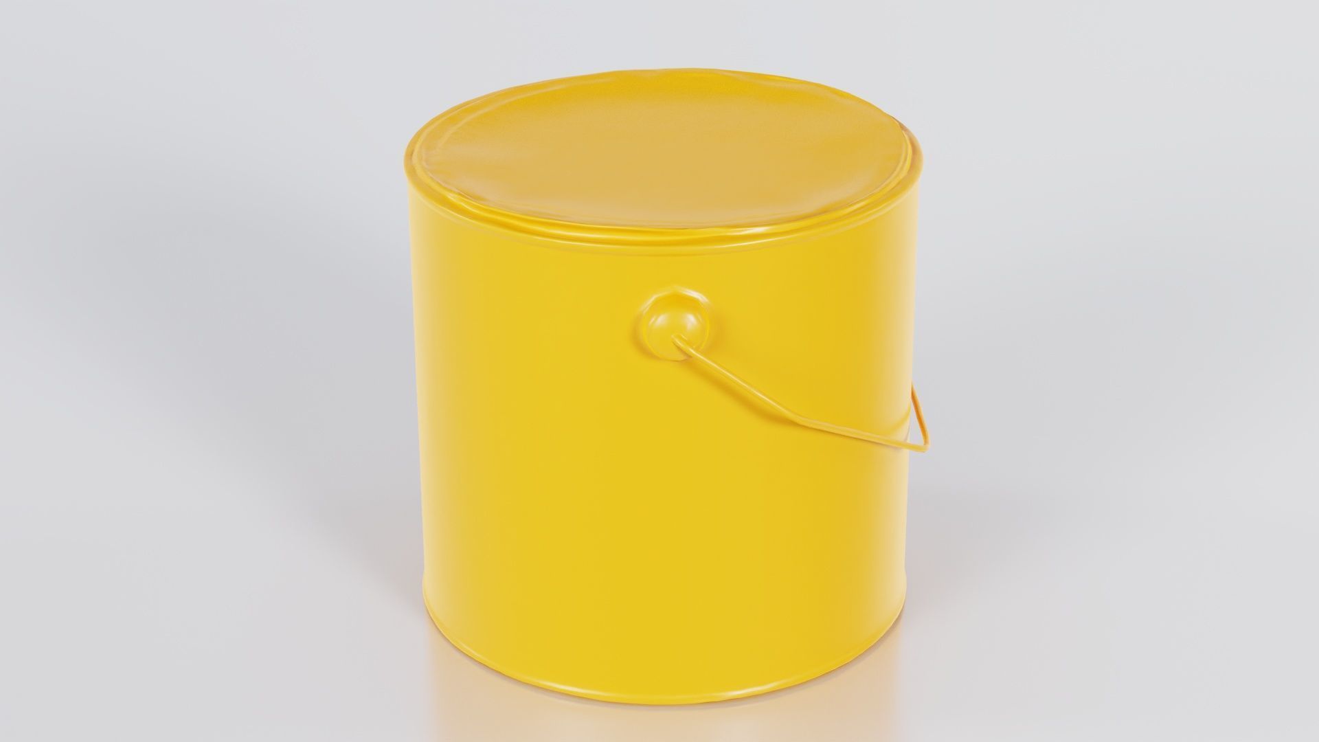 Container 49 Low-poly 3D model_6