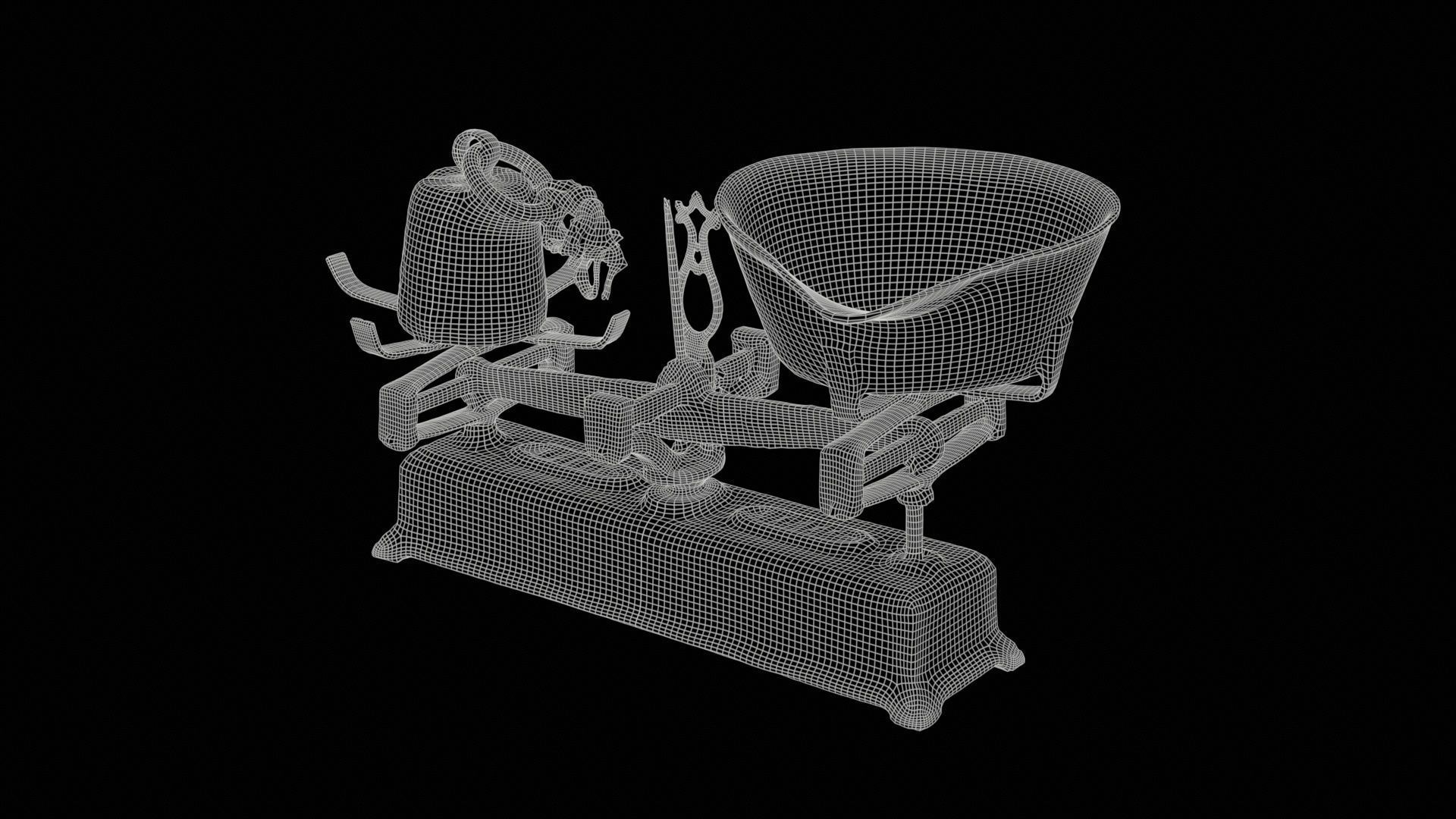 Scale 1 Low-poly 3D model_11