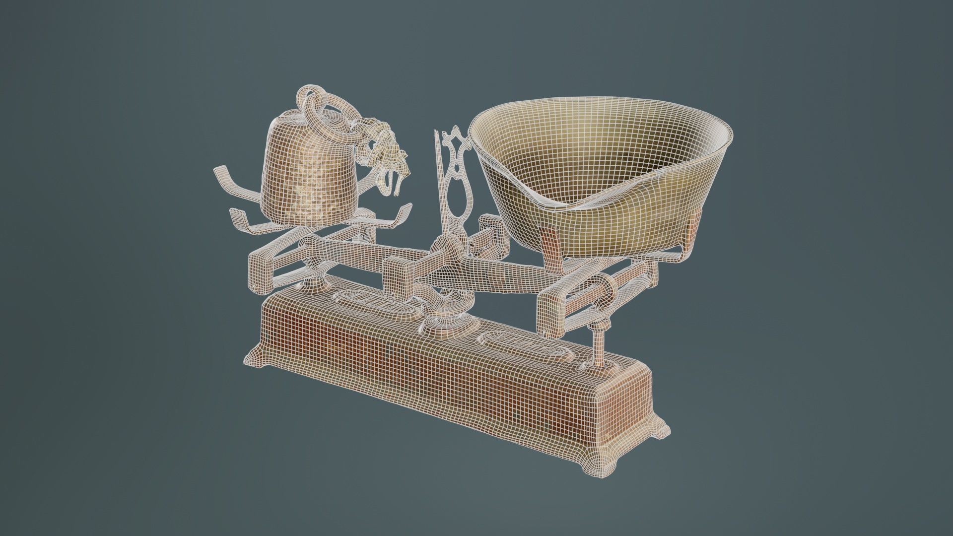 Scale 1 Low-poly 3D model_9