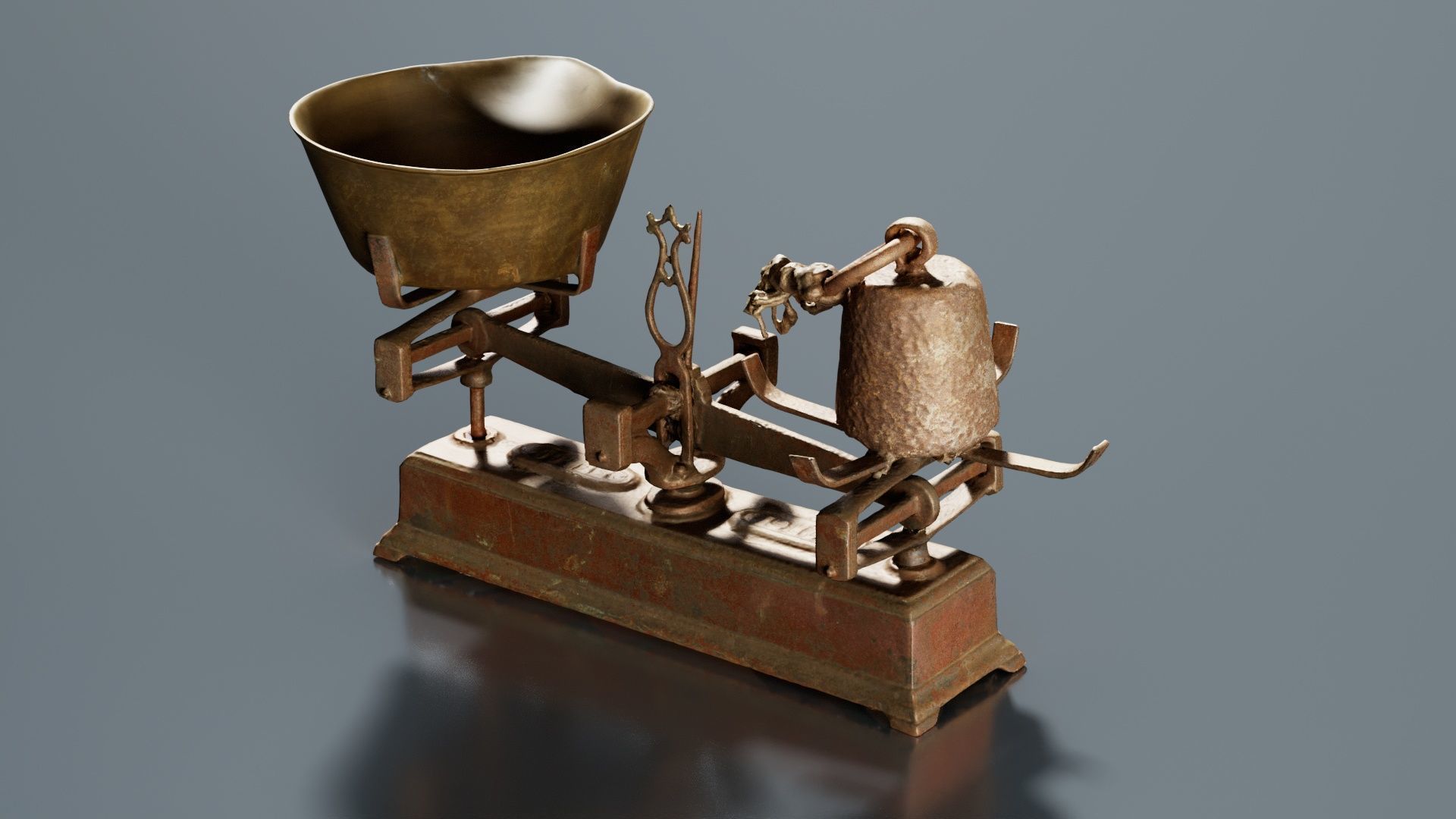 Scale 1 Low-poly 3D model_6