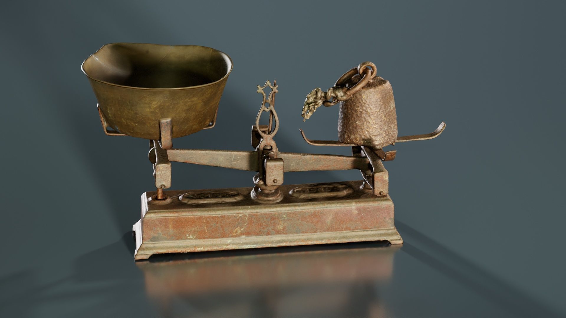 Scale 1 Low-poly 3D model_4