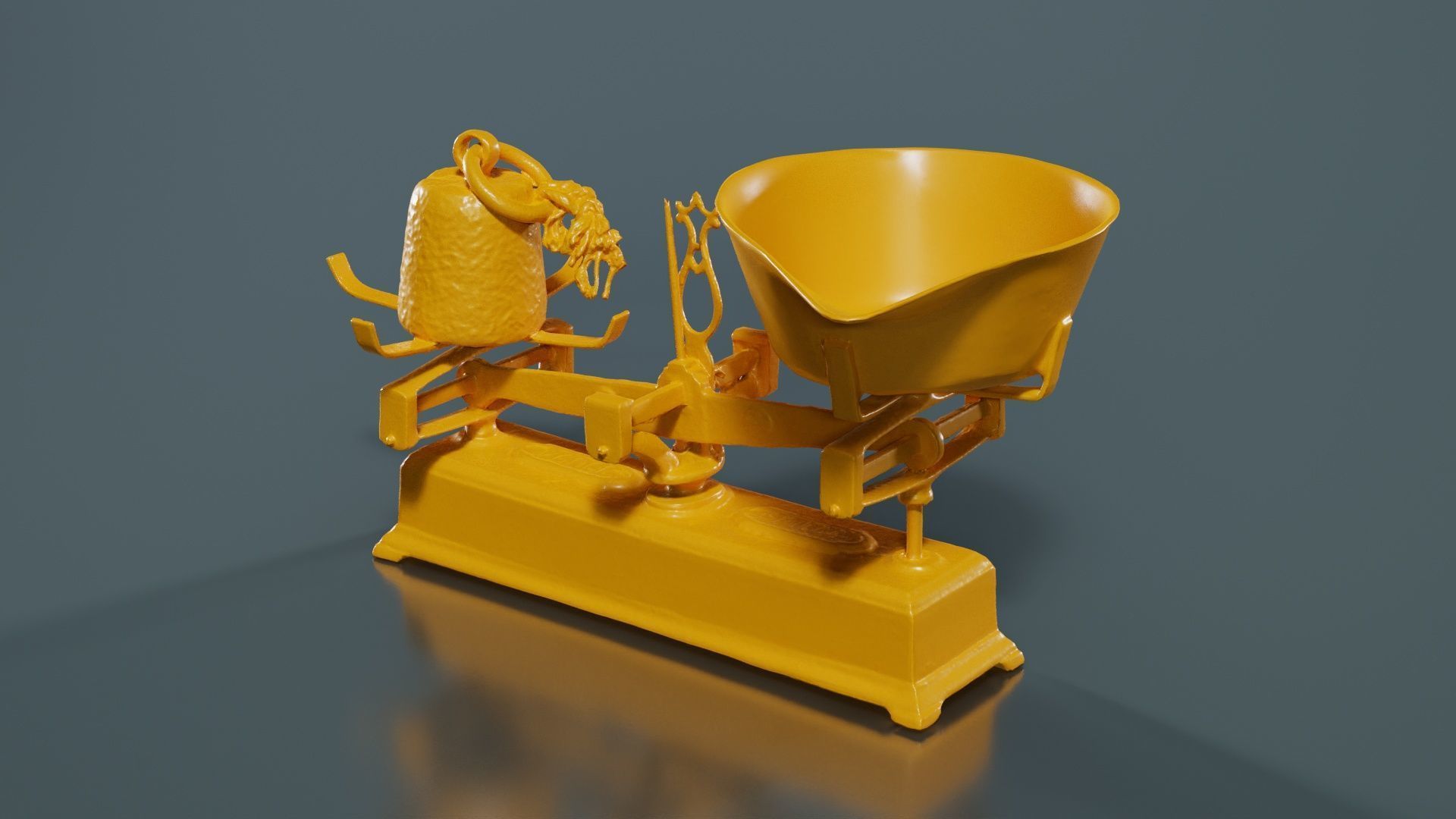 Scale 1 Low-poly 3D model_12