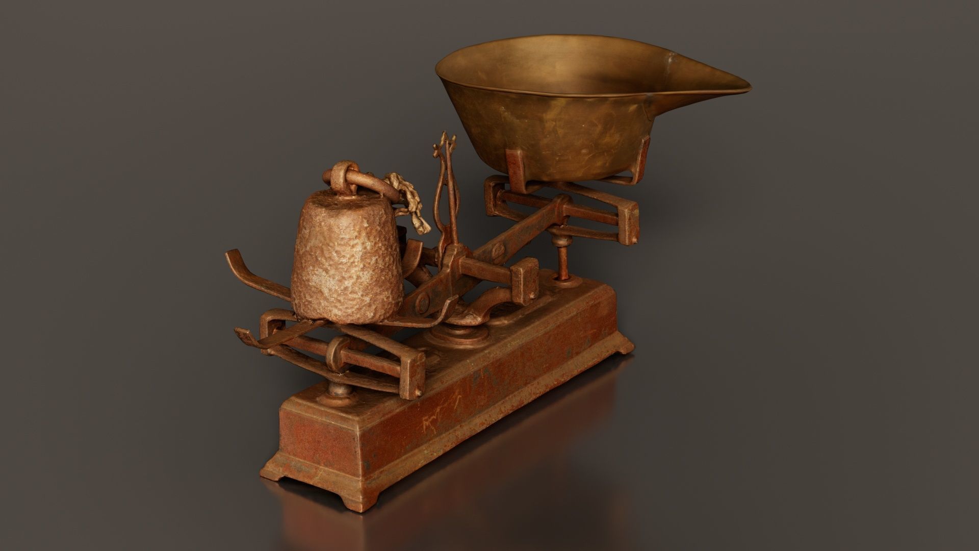 Scale 1 Low-poly 3D model_1