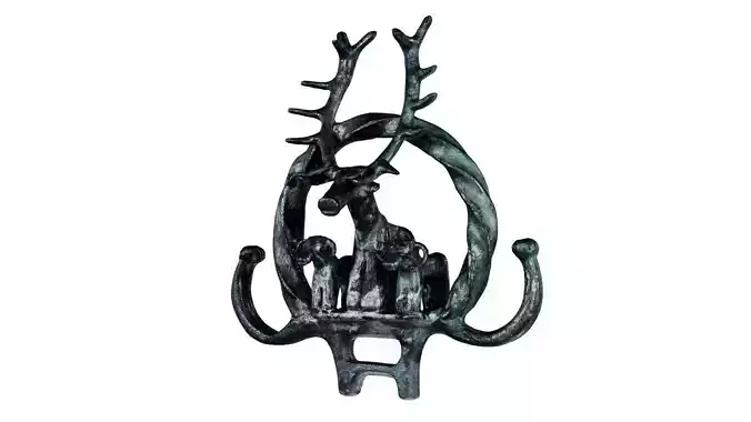 Ankara Deer Statue Low-poly 3D model