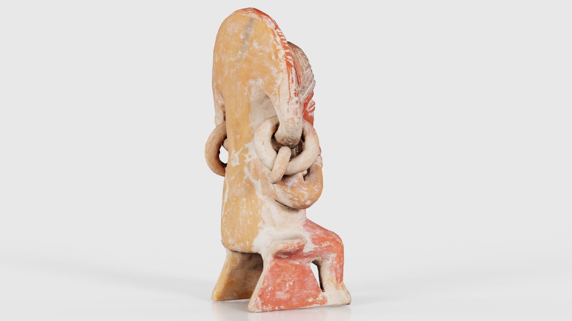 Aztec Statue Low-poly 3D model_20