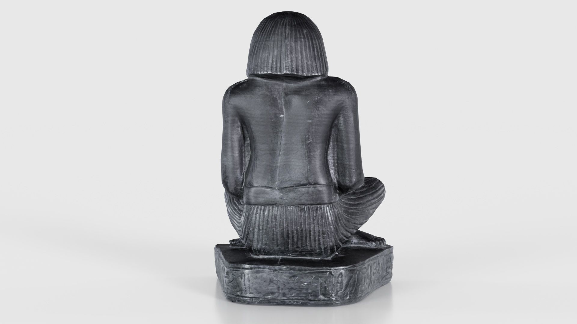 Egyptian Writer Low-poly 3D model_22