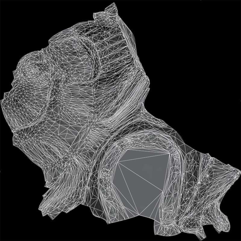 Egyptian Writer Low-poly 3D model_14