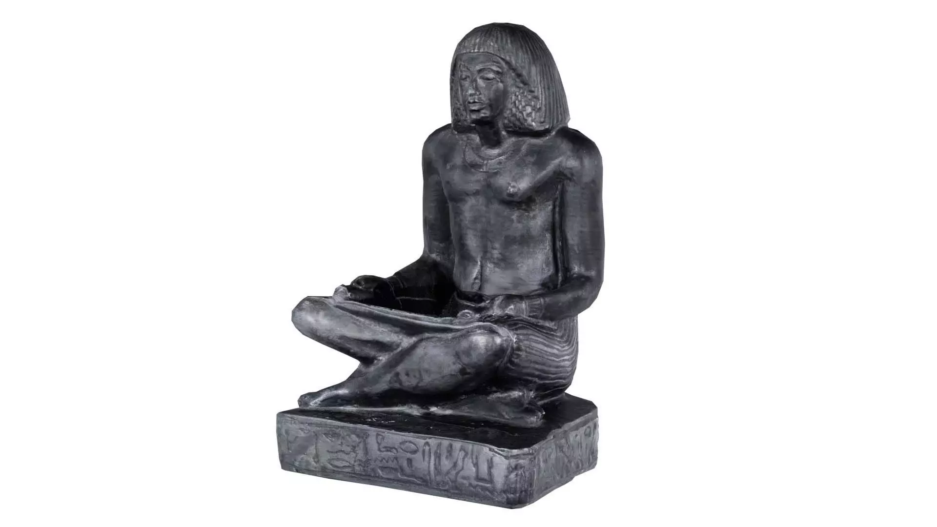 Egyptian Writer Low-poly 3D model_0