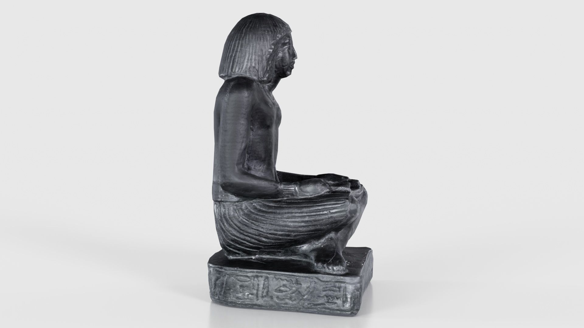 Egyptian Writer Low-poly 3D model_19