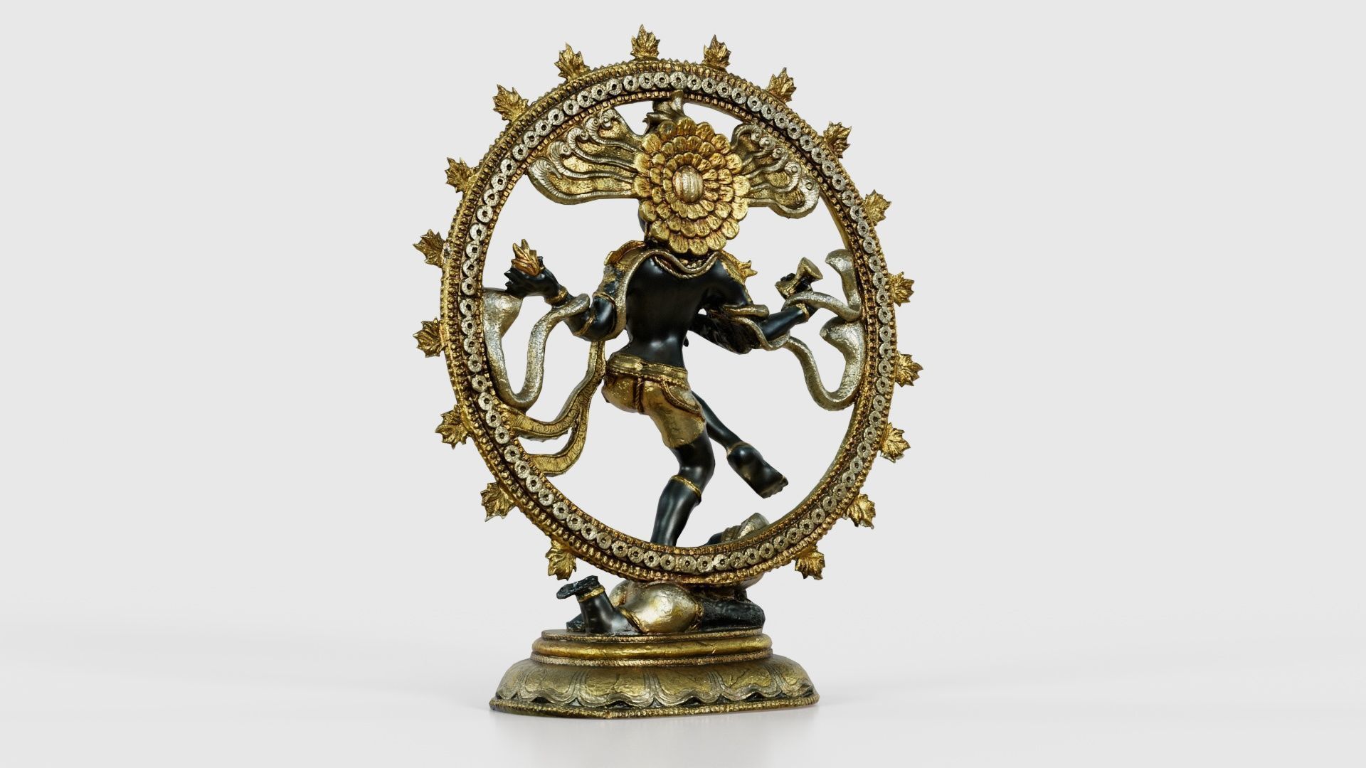 Nataraj Statue Low-poly 3D model_22