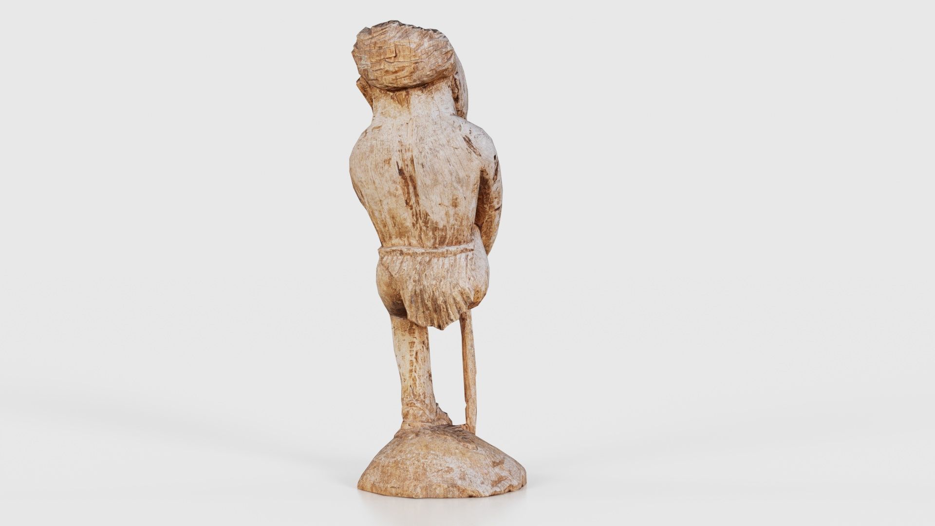 One Legged Man Low-poly 3D model_22