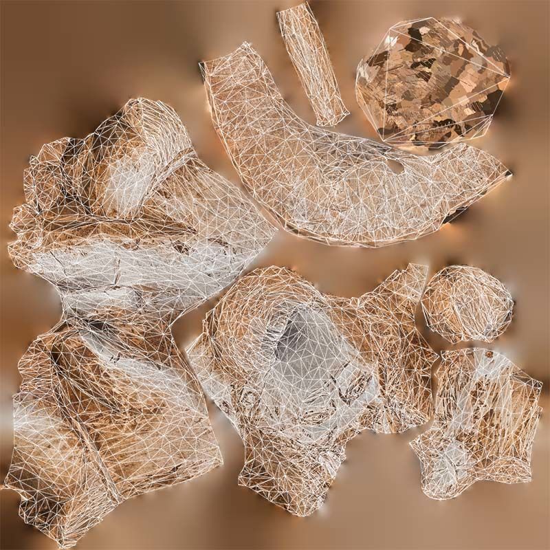 One Legged Man Low-poly 3D model_14