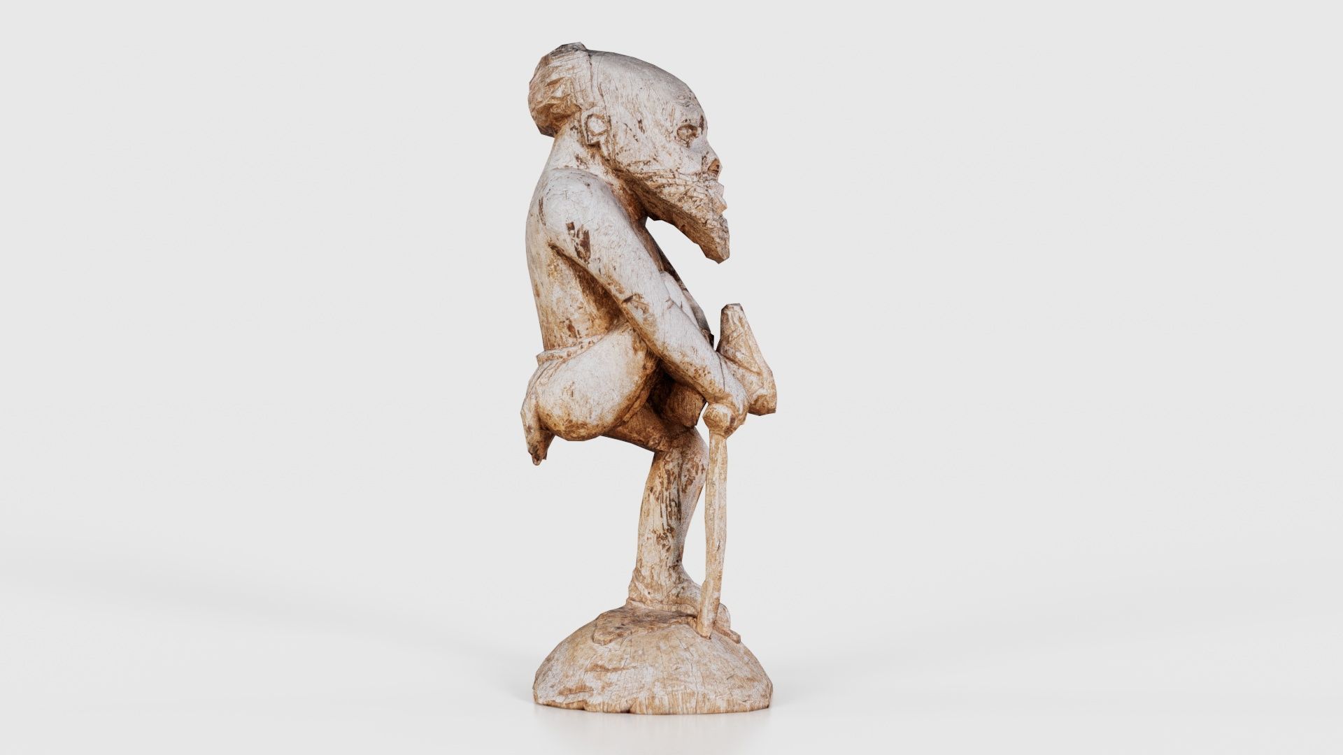 One Legged Man Low-poly 3D model_19