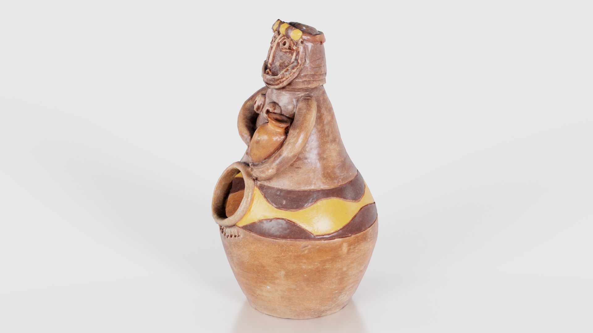 Pen Holder 02 Low-poly 3D model_26