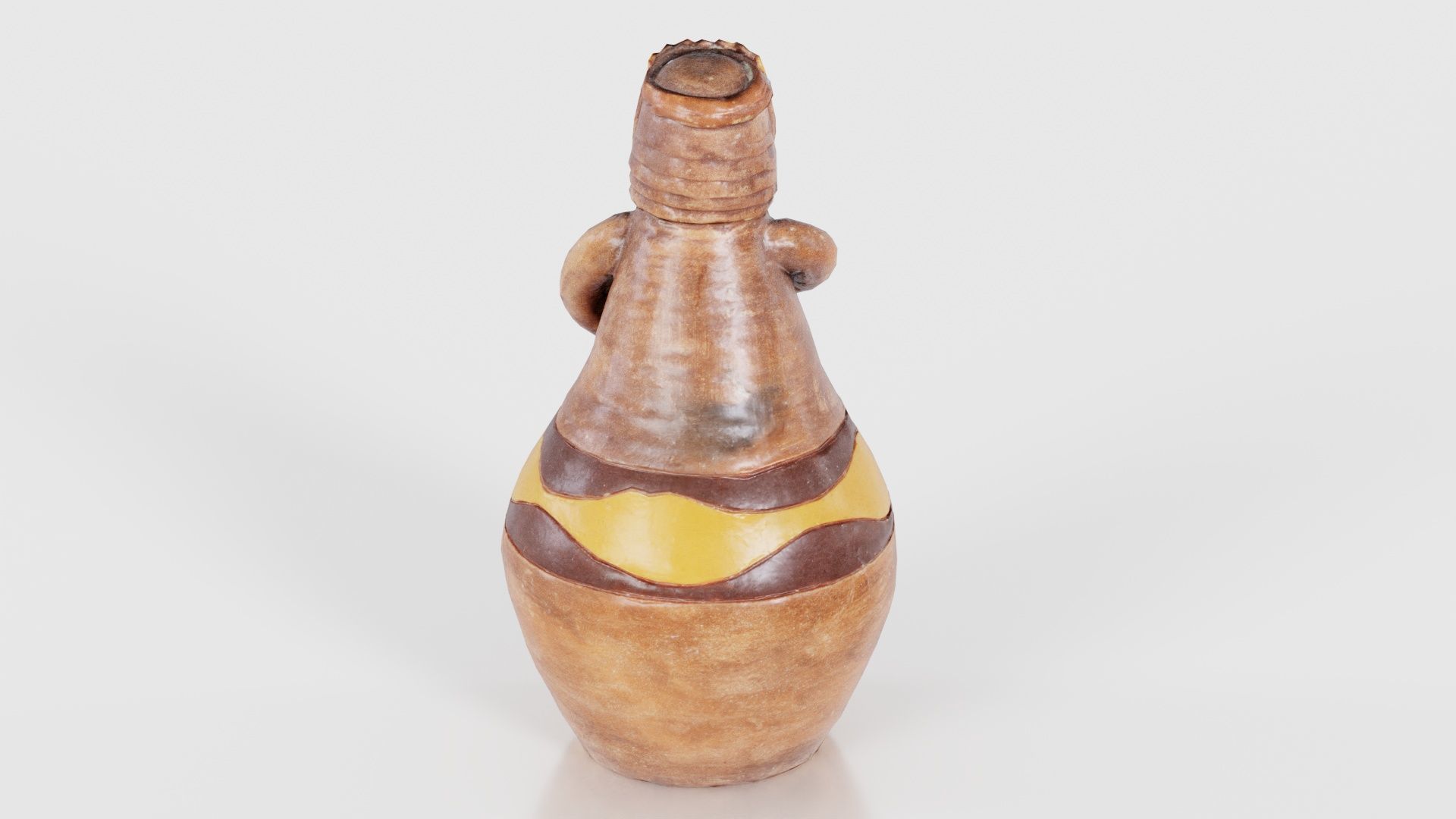 Pen Holder 02 Low-poly 3D model_22