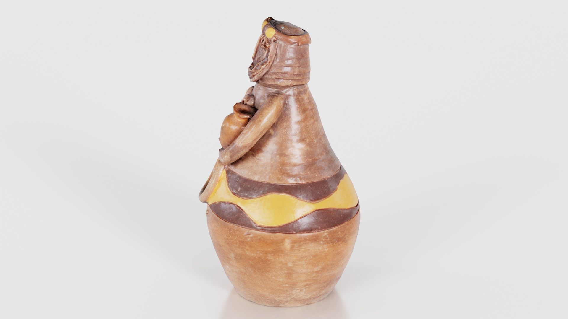 Pen Holder 02 Low-poly 3D model_25