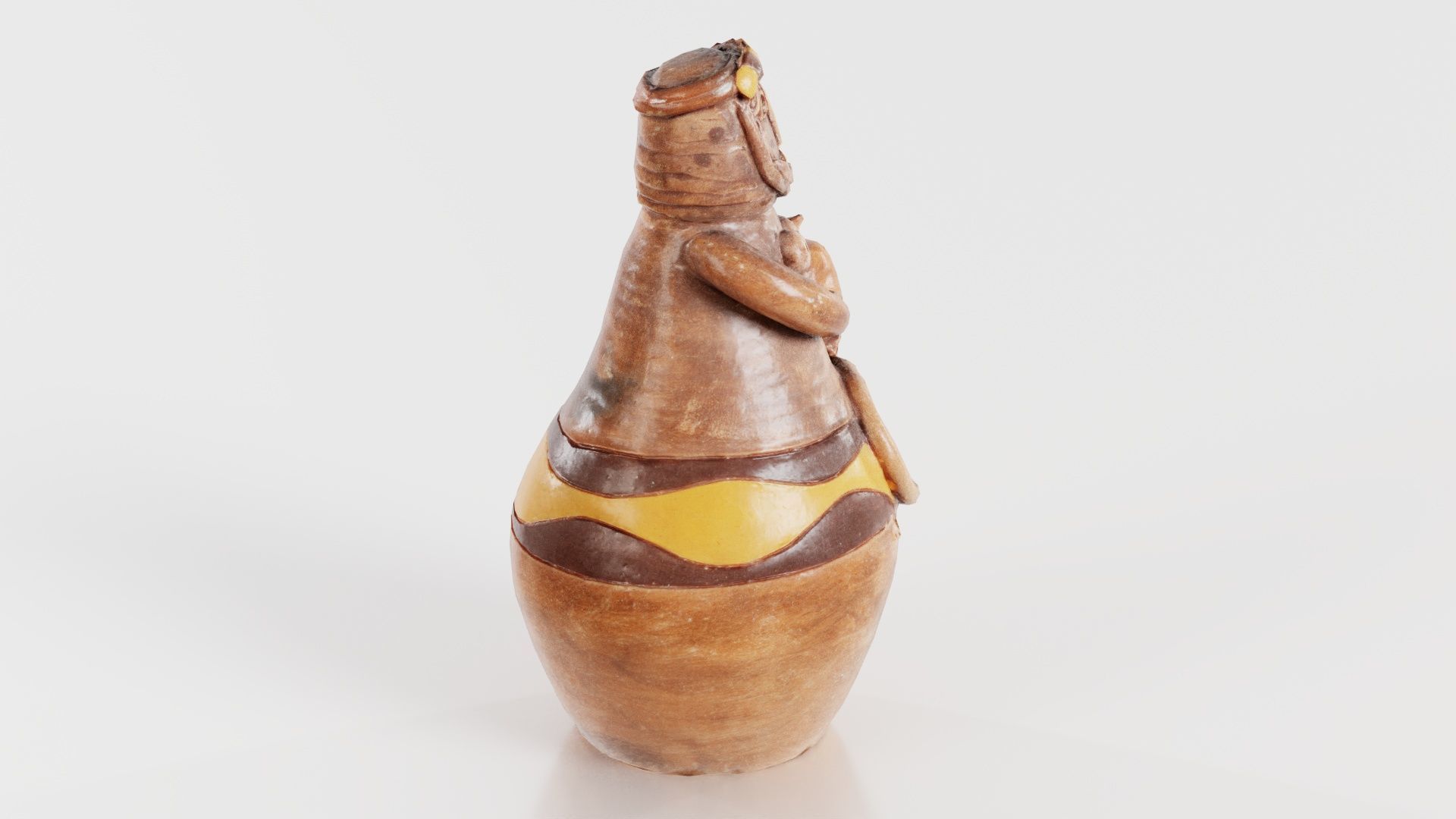 Pen Holder 02 Low-poly 3D model_2