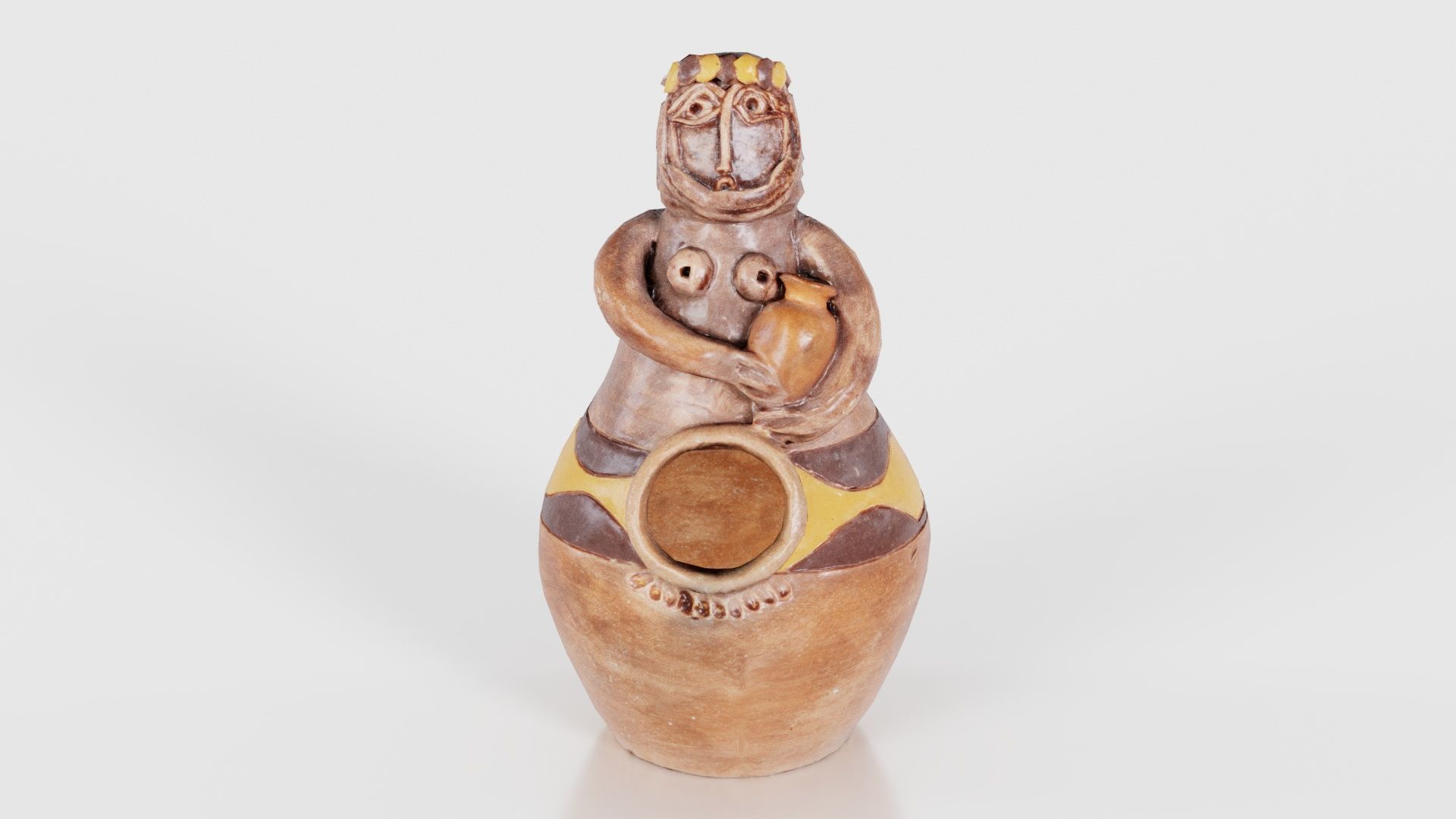 Pen Holder 02 Low-poly 3D model_16