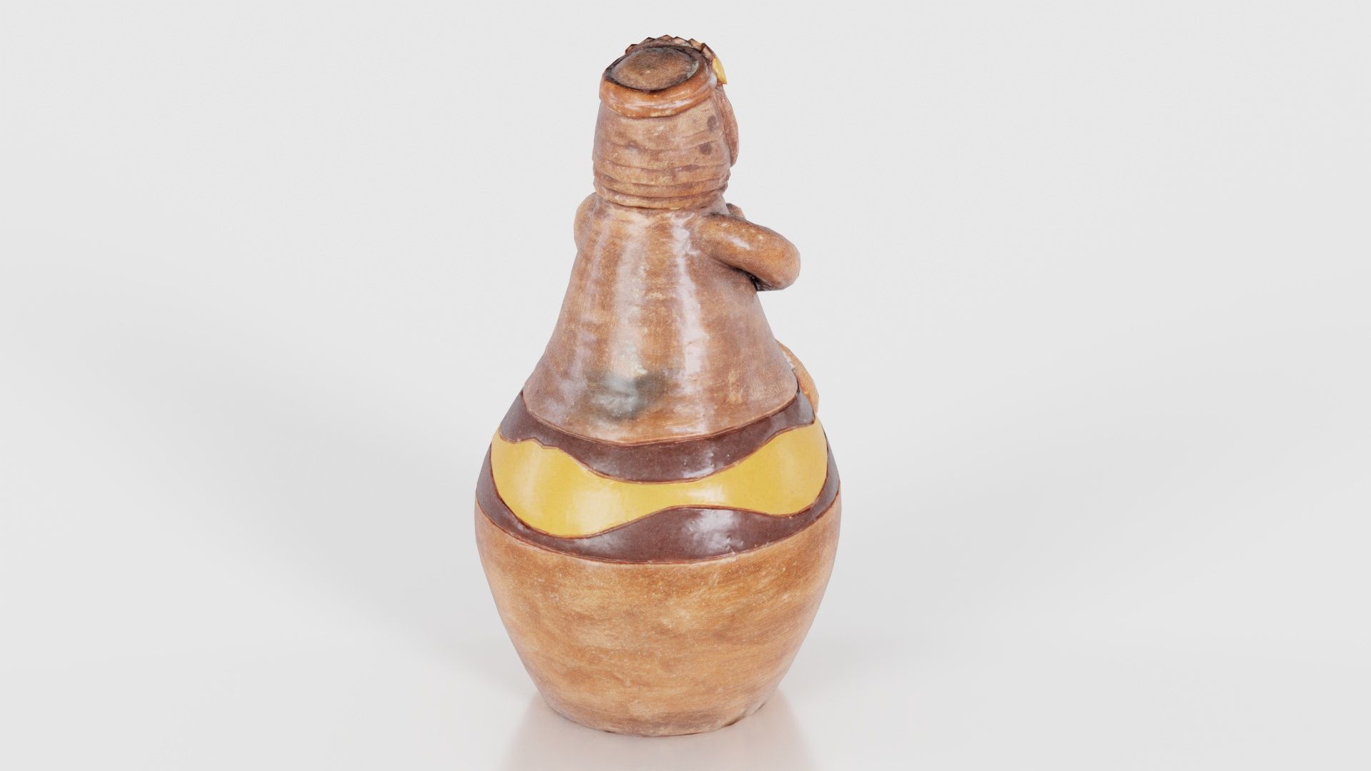 Pen Holder 02 Low-poly 3D model_21