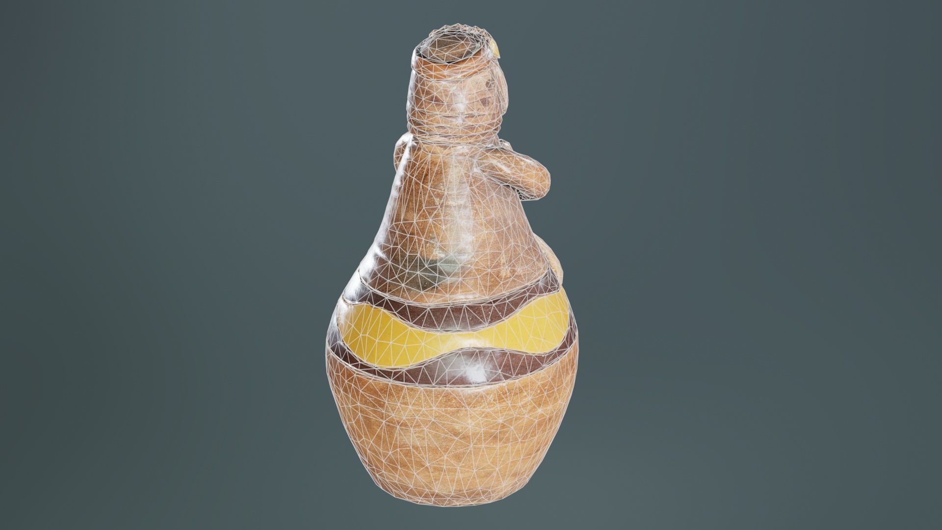 Pen Holder 02 Low-poly 3D model_10