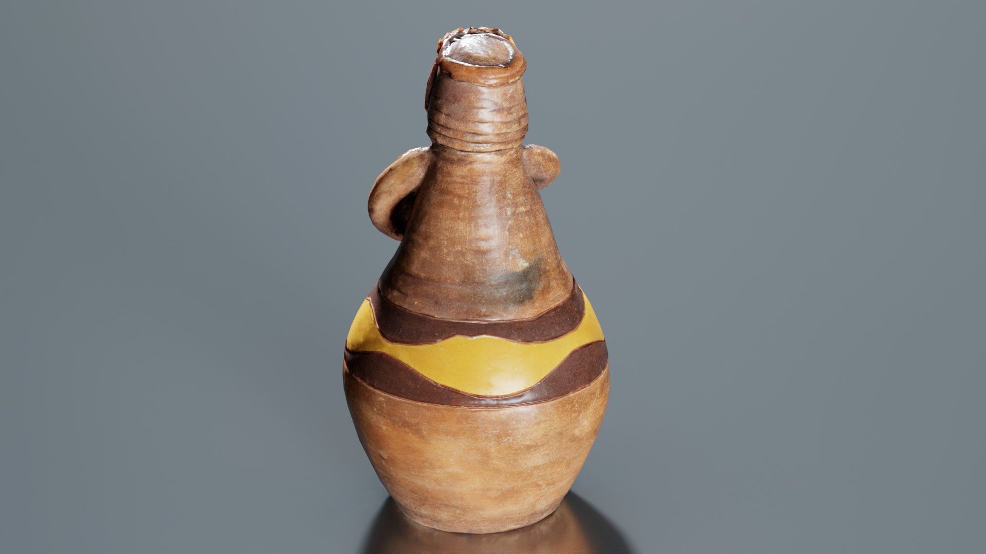 Pen Holder 02 Low-poly 3D model_6