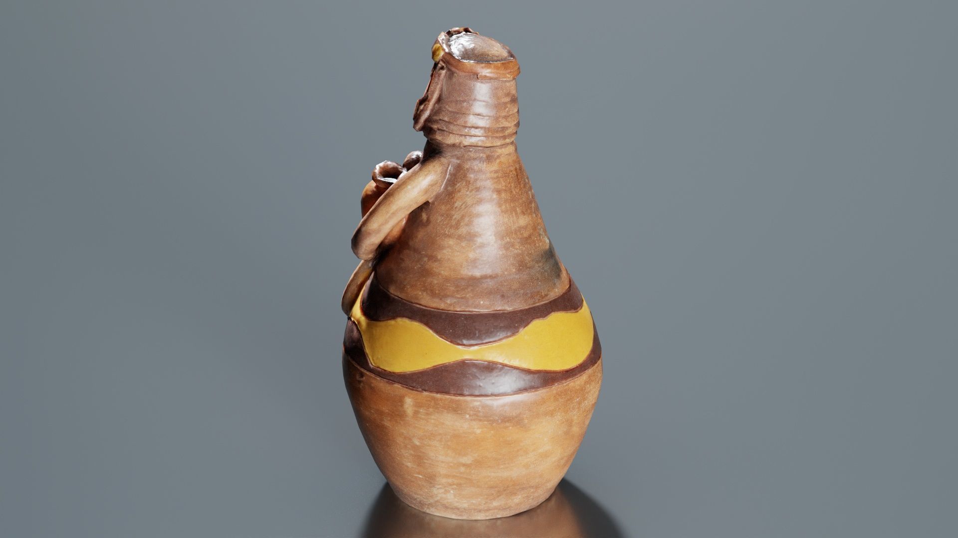 Pen Holder 02 Low-poly 3D model_5