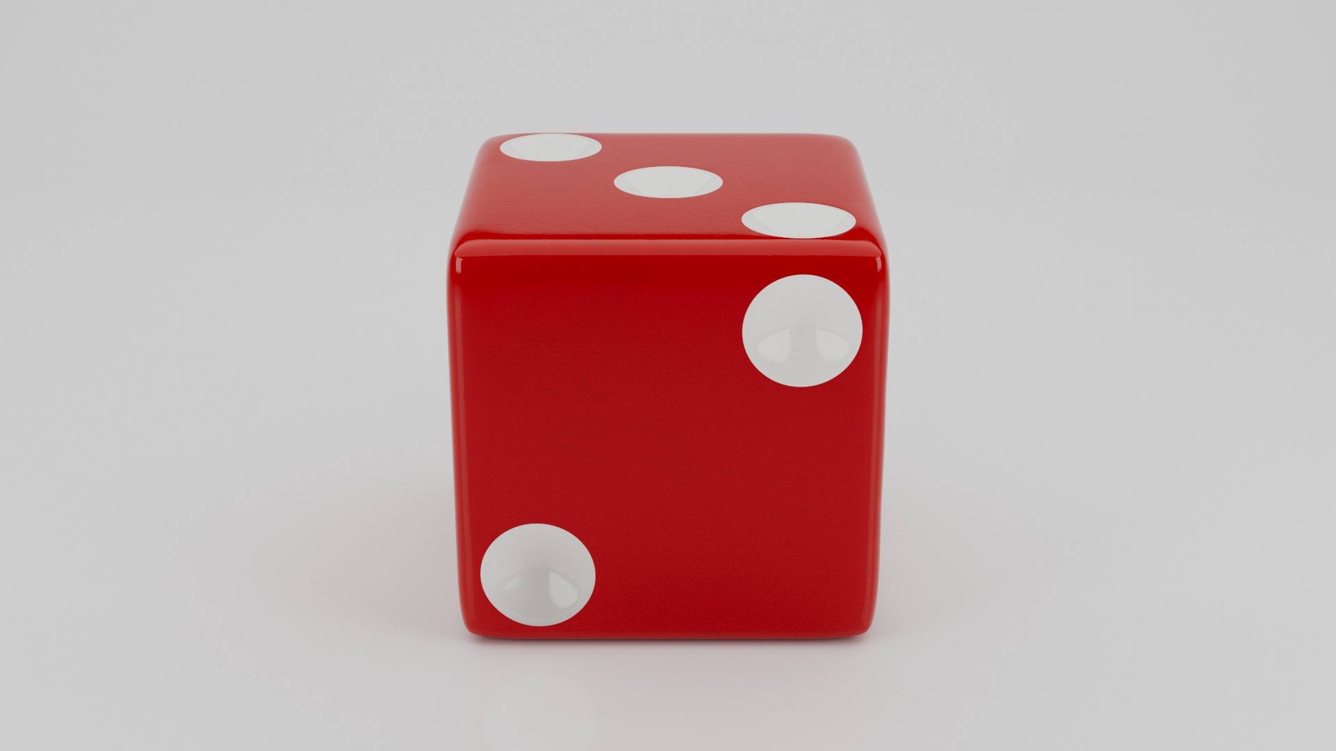 Realistic Dice Low-poly 3D model_7