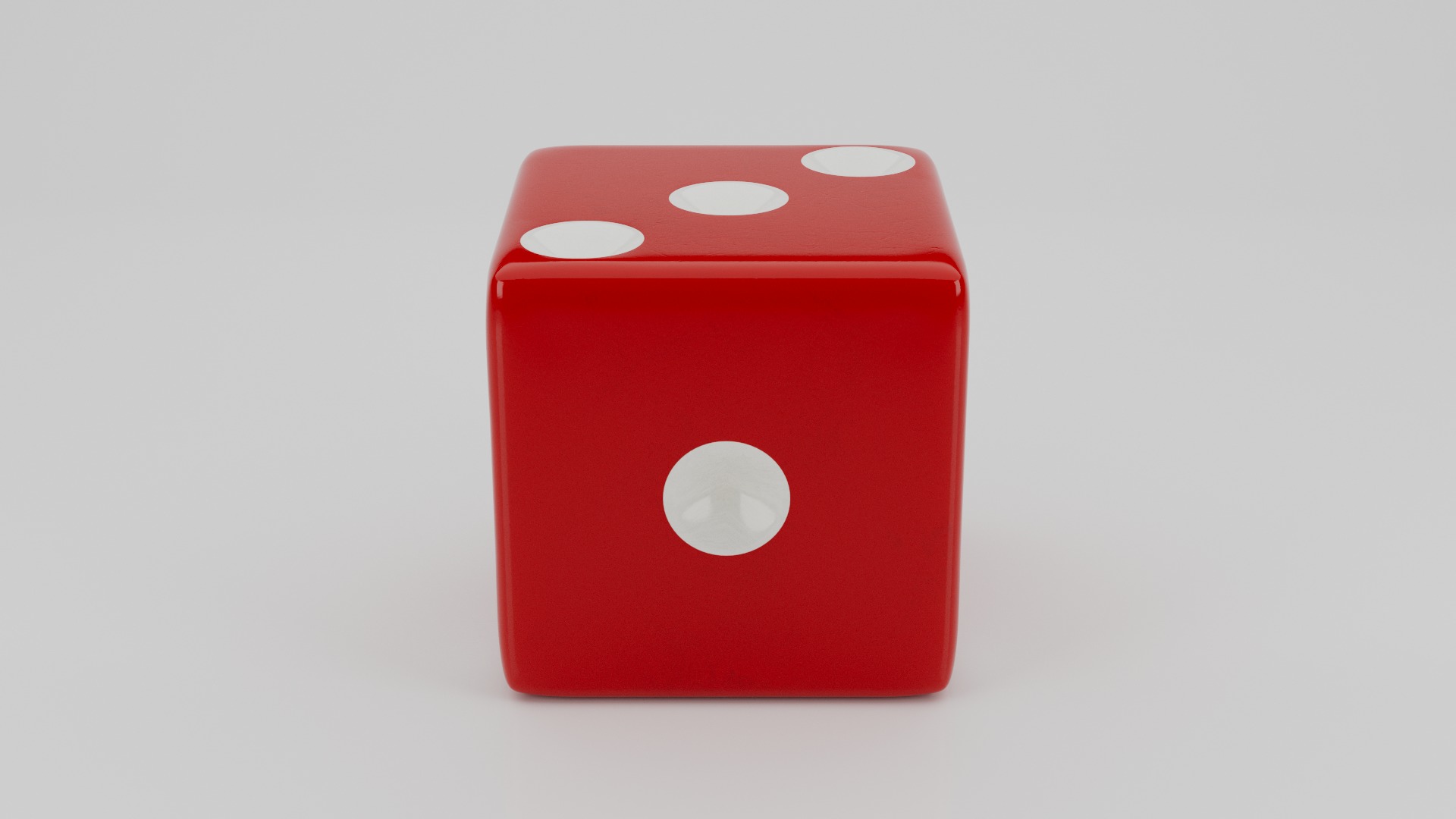 Realistic Dice Low-poly 3D model_10
