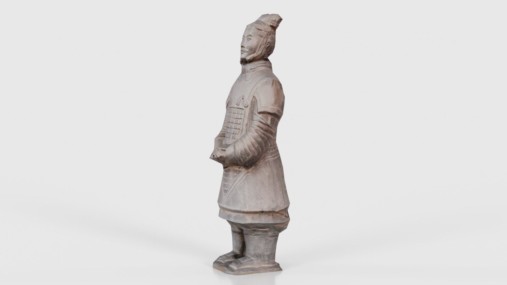 Terracotta Warrior Low-poly 3D model_26