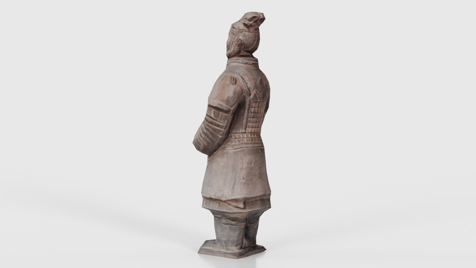 Terracotta Warrior Low-poly 3D model_24