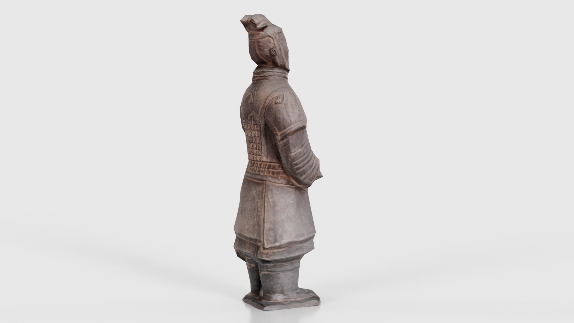 Terracotta Warrior Low-poly 3D model_20