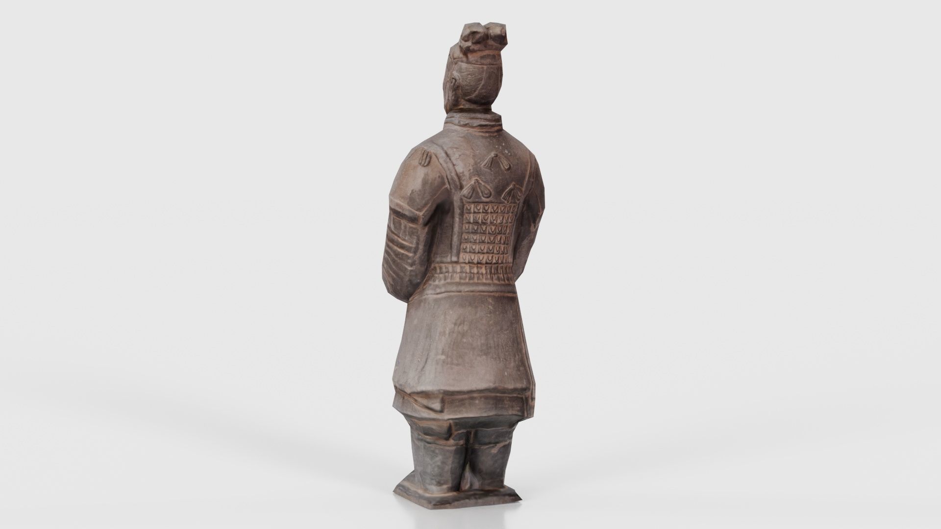 Terracotta Warrior Low-poly 3D model_23