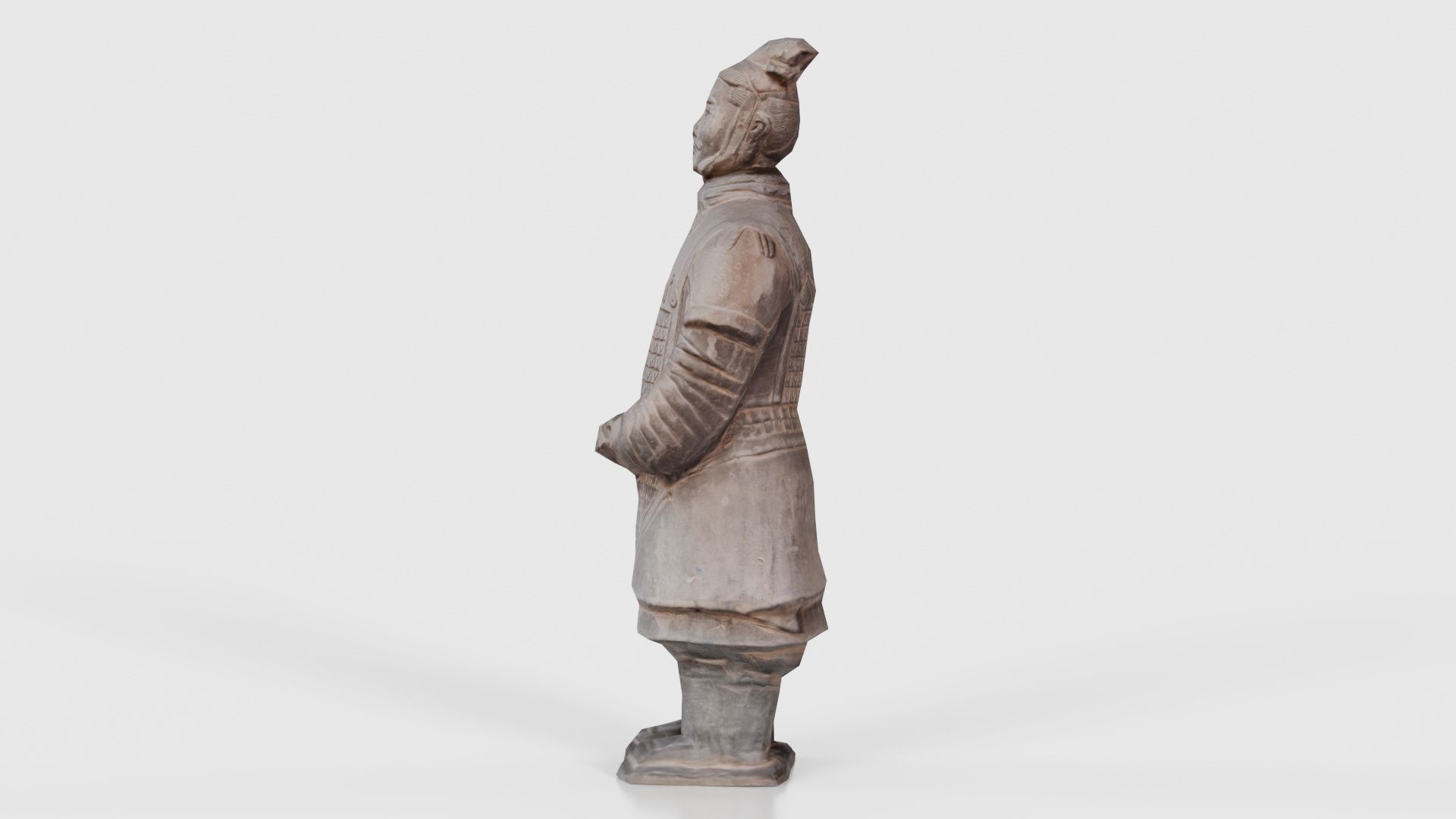 Terracotta Warrior Low-poly 3D model_25