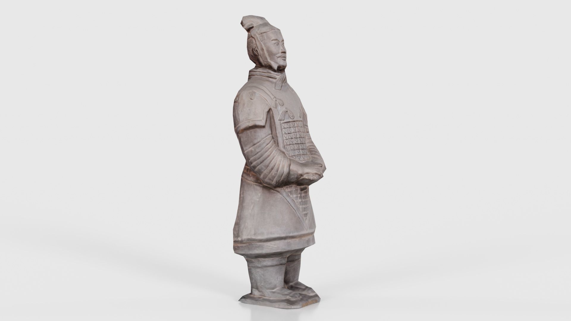 Terracotta Warrior Low-poly 3D model_18