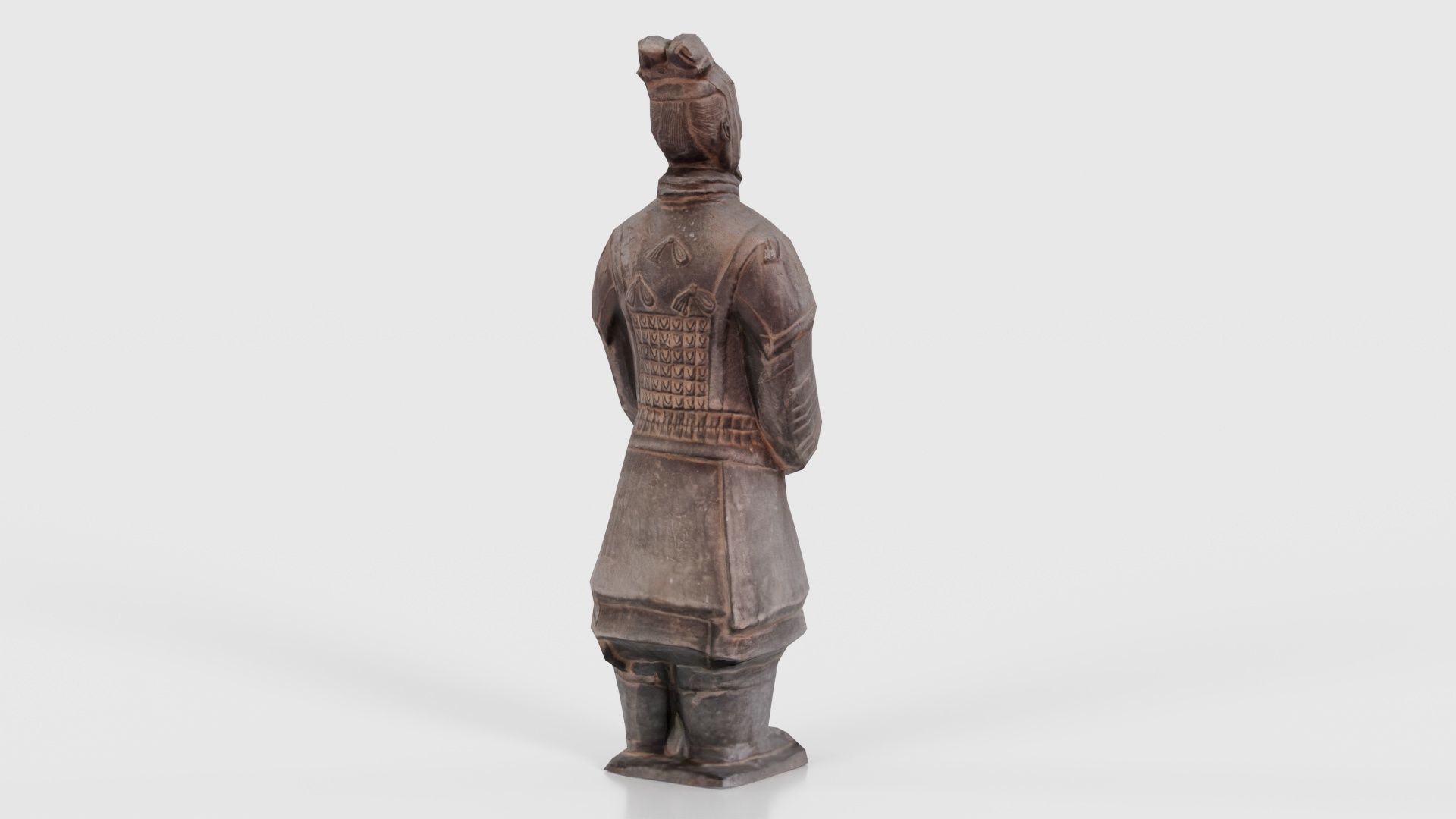 Terracotta Warrior Low-poly 3D model_21