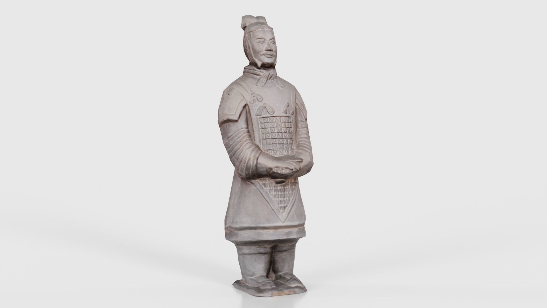 Terracotta Warrior Low-poly 3D model_17